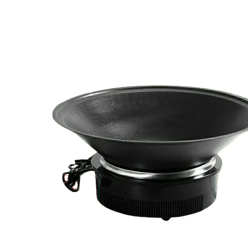 Concave Induction Cooker Commercial Multi-Functional Embedded 3000W round Soup Ground Kettle Iron Pot Stew Stall for Fish