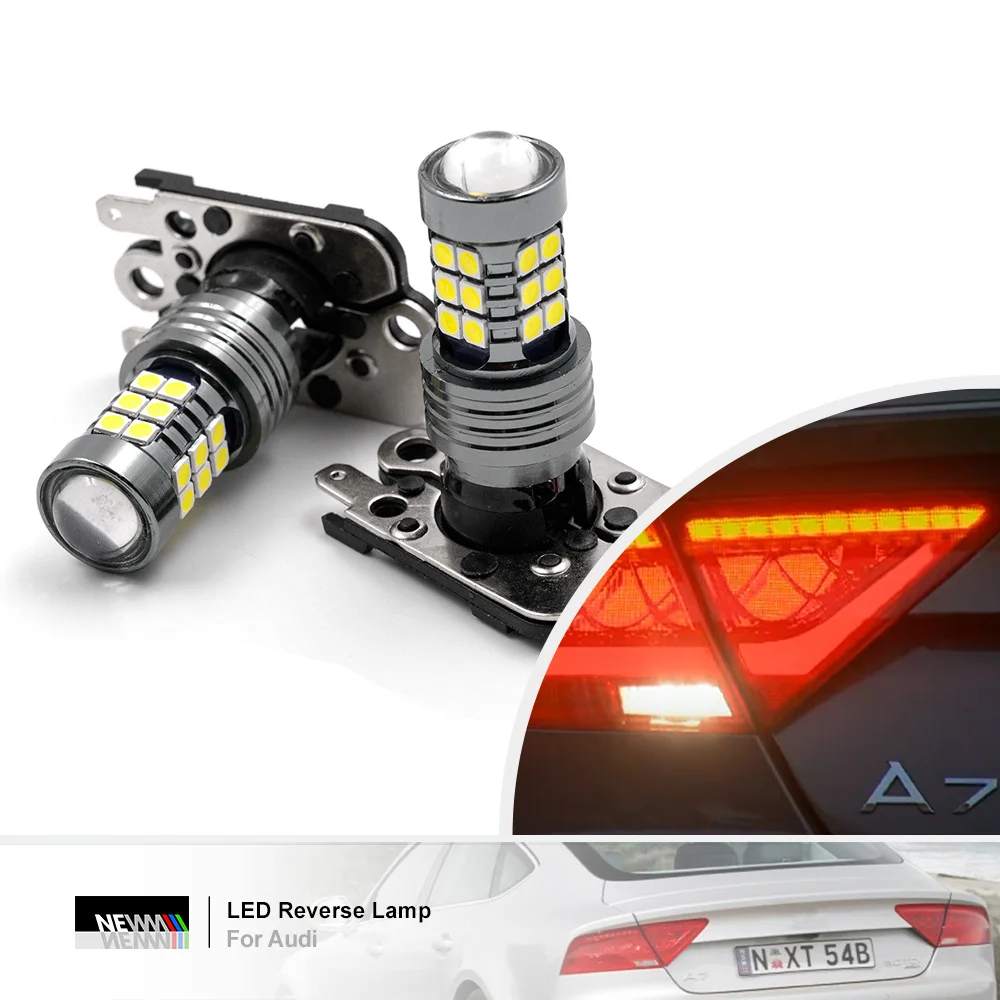 For Audi A7 S7 Pre-LCI 2010-2015 Audi A8 S8 Pre-facelift 2010-2014 Canbus PH16W LED Reverse Light Car Backup Lamp Signal Bulb