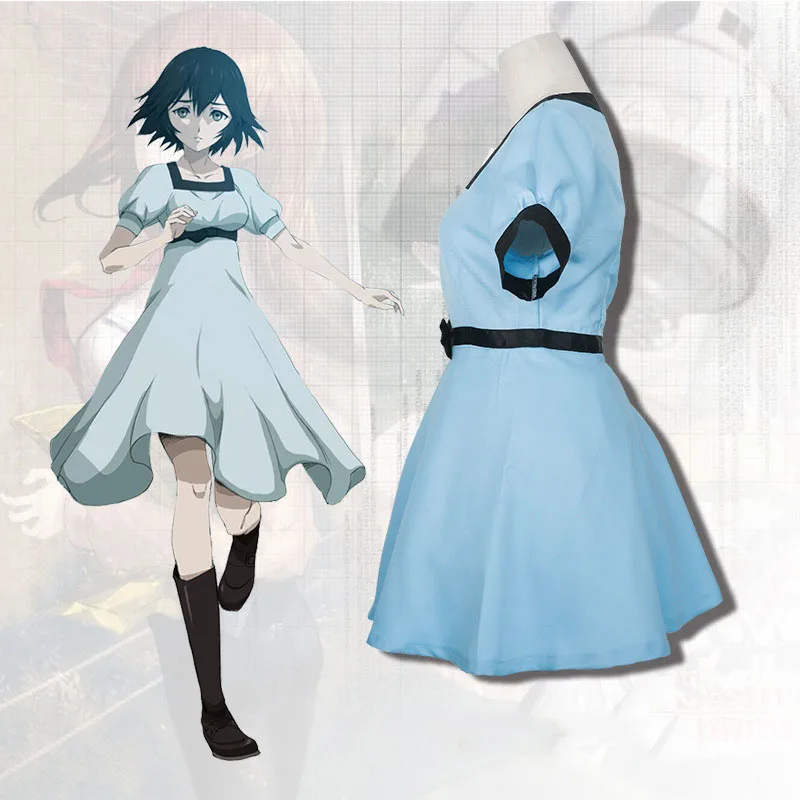 Giochi Steins Gate costumi Cosplay Shiina Mayuri Lolita Maid Princess Dress Hat Set completo donna ragazze Party Carnival Uniform