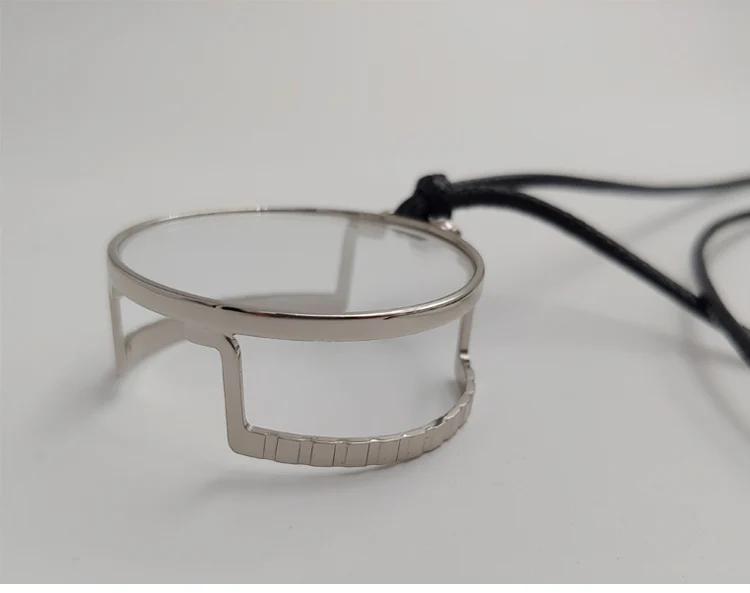 Vintage Gold-Monokel, Silber-Monokel, Lesebrille Optischer Korrektur-Monokel – Detail 4