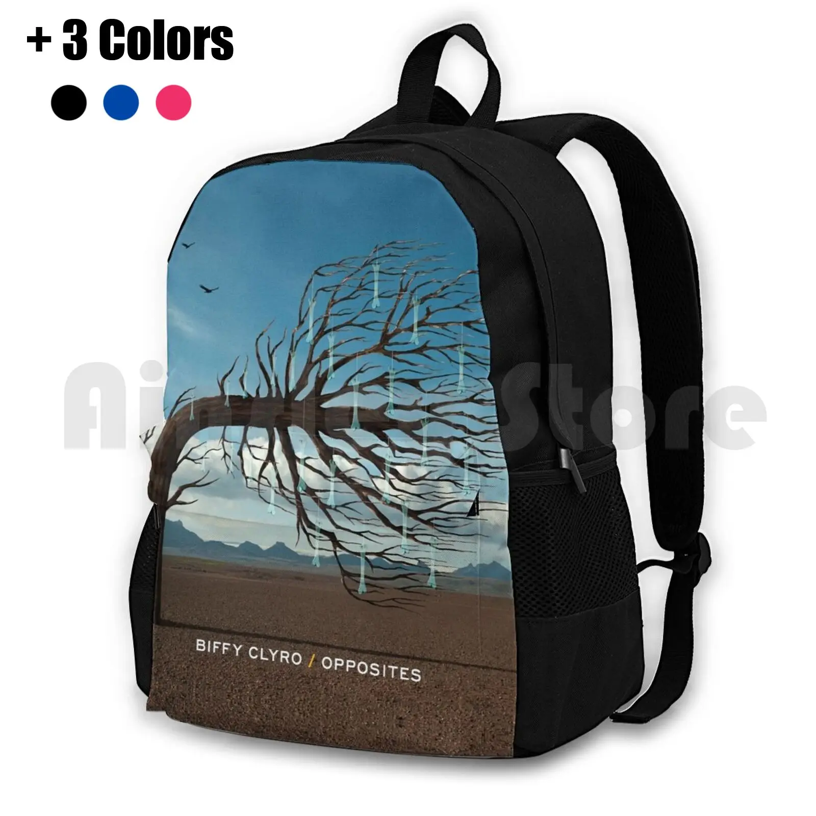 Opposites Album Biffy Clyro Music Outdoor Hiking Backpack Waterproof Camping Travel Opposites Album Biffy Clyro Music