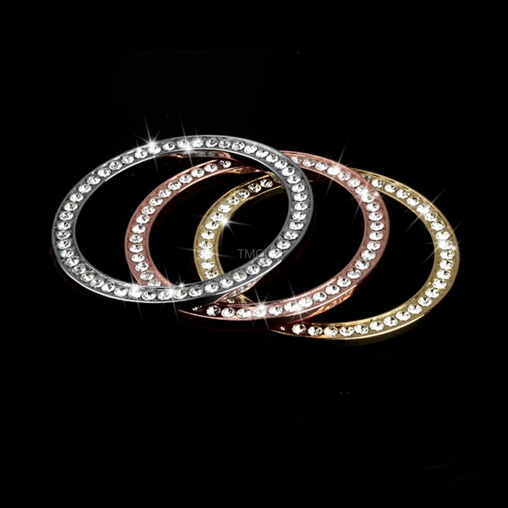 For Land Rover Discovery 4 Freelander 2 Range Rover Sport L320 Car Accessories Central Clock Table Watch Ring Trim Diamond Cover