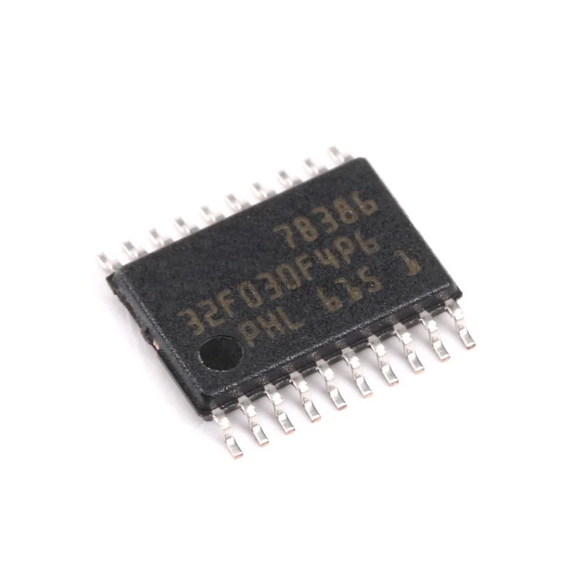 Original 5 unids / batch of original stm32f030f4p6 microcontroller 32-bit Cortex-M0 flash memory chip tssop-20 Wholesale