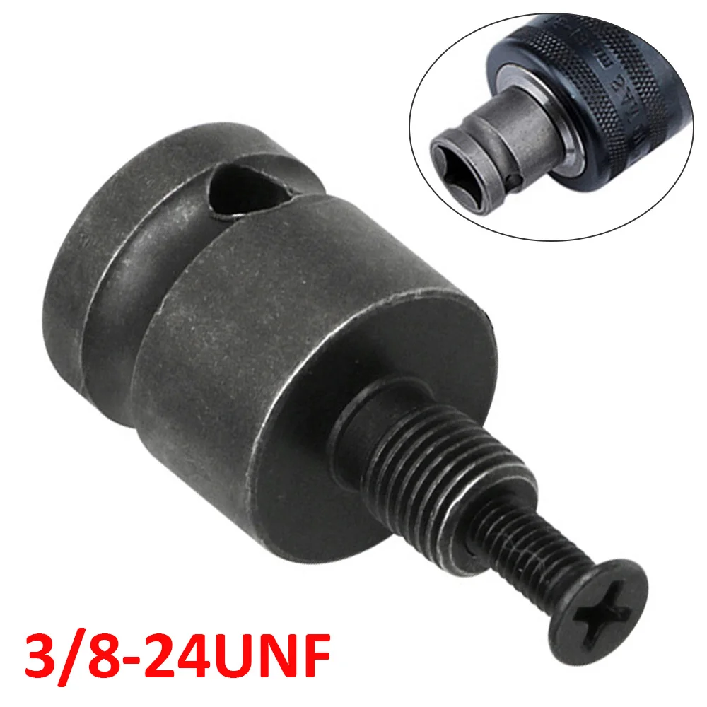 

3/8 1/2 24UNF Electric Drill Bit Chuck Clip Electric Wrench Drill Chuck Adapter Rod Conversion Thread Drill Chuck Post