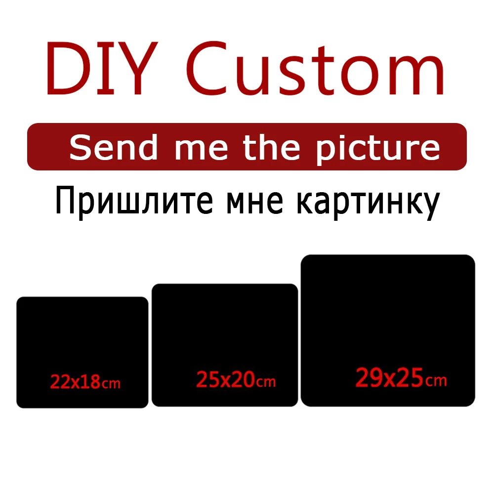 Small Mouse Pad Popular Simple Texture Texture Mouse Pad DIY Custom Office Computer PC Mouse Pad Desk Mat 22x18cm / 25X29Cm