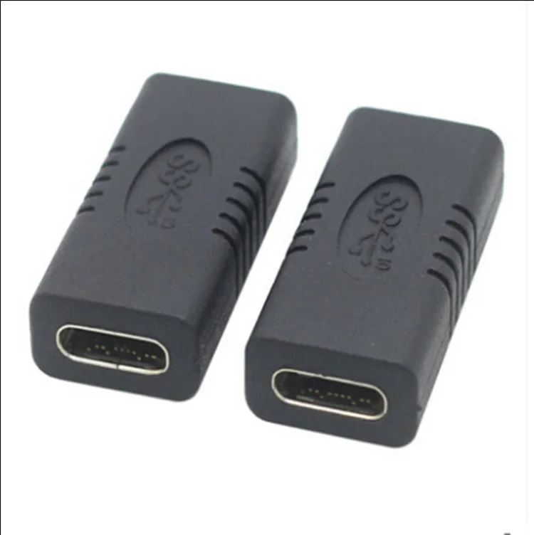 10Gbps USB نوع C محول أنثى إلى أنثى محول المحمولة USB-C تهمة مزامنة البيانات USB 3.1 تمديد كابل ل هاتف لوحي