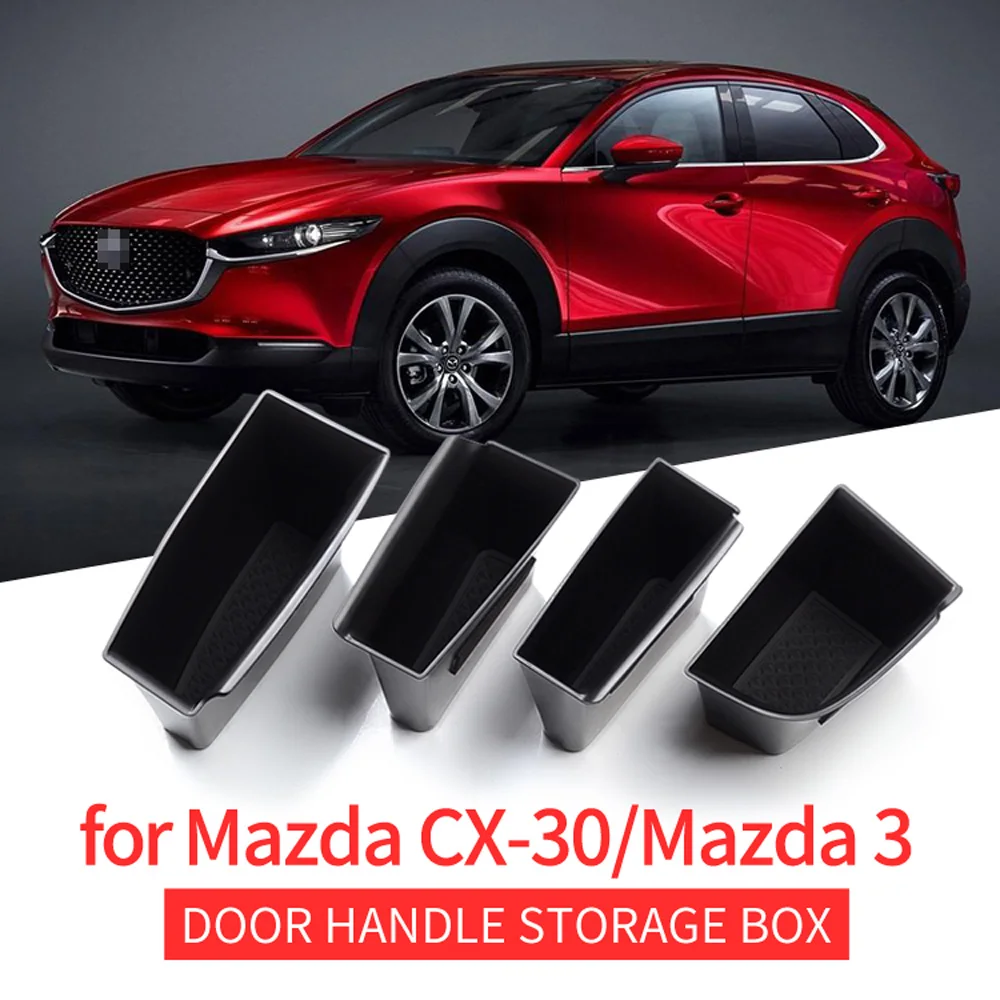 Schowek/Organizer do drzwi samochodowych (na lewą stronę kierownicy) do Mazdy 3 CX-30 2019-2024 (nie pasuje do wersji z kierownicą po prawej stronie) - organizer do przechowywania, pojemnik, organizer do porządkowania.