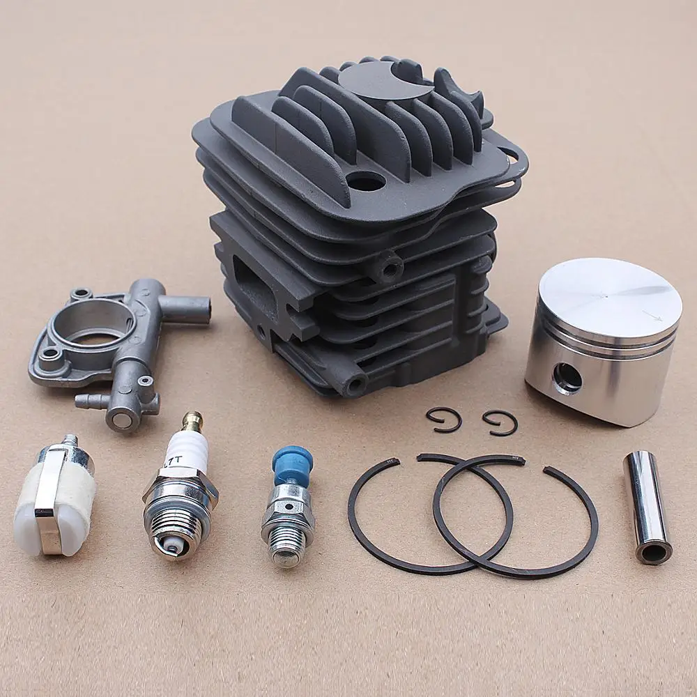 45mm Cylinder Piston Pin Oil Pump Kit for Oleo-Mac 952 Master Chainsaws Part Spark Plug 50082012
