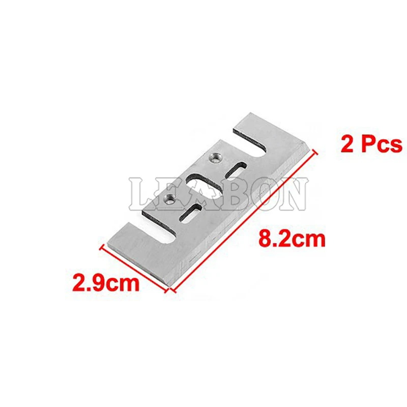 2Pcs TCT 82มม.Planer มีดสำหรับกบไสไม้ไฟฟ้าเครื่อง Makita Hitachi 1900B Woodworking Planer ใบมีด