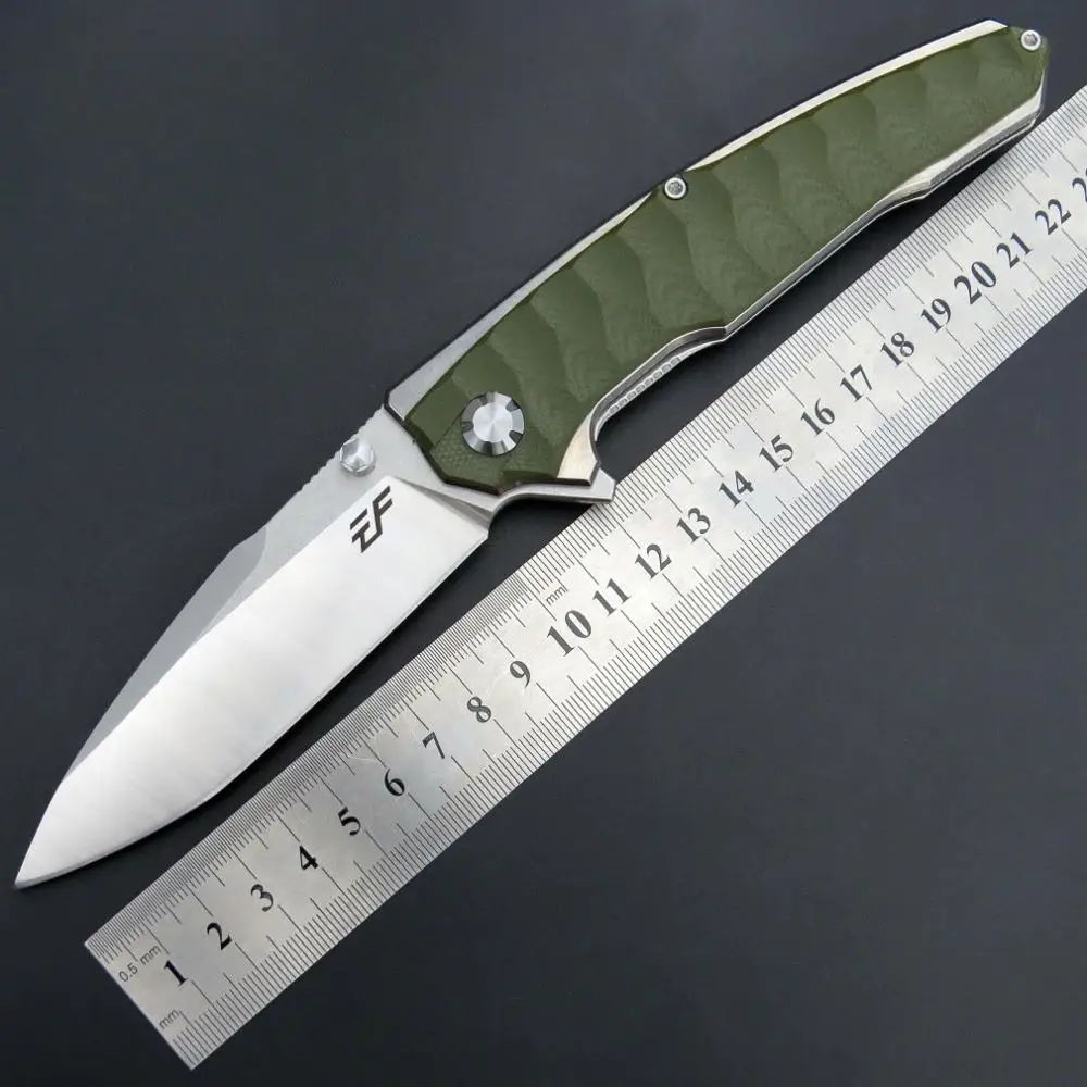 

Складной нож Eafengrow EF913, 14c2 8N со стальным лезвием, рукоятка G10, для выживания, кемпинга, для повседневного использования