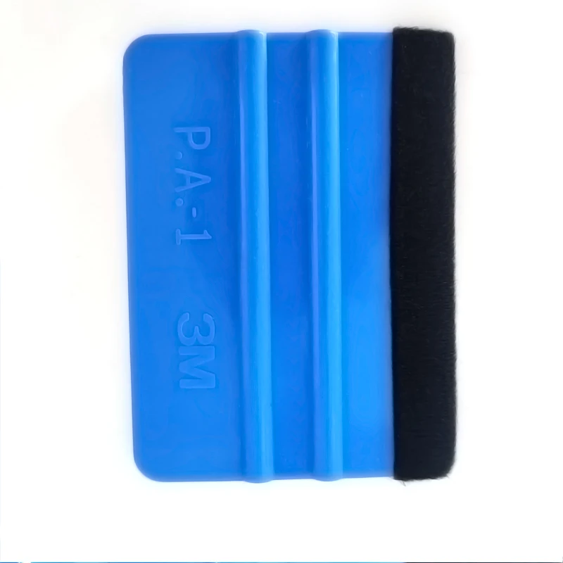 99 X 72mm Blue Portable Felt Edge Squeegee Car Vinyl Wrap Application Tool Scraper Decal Auto Car Cleaning Car Brush Accessories