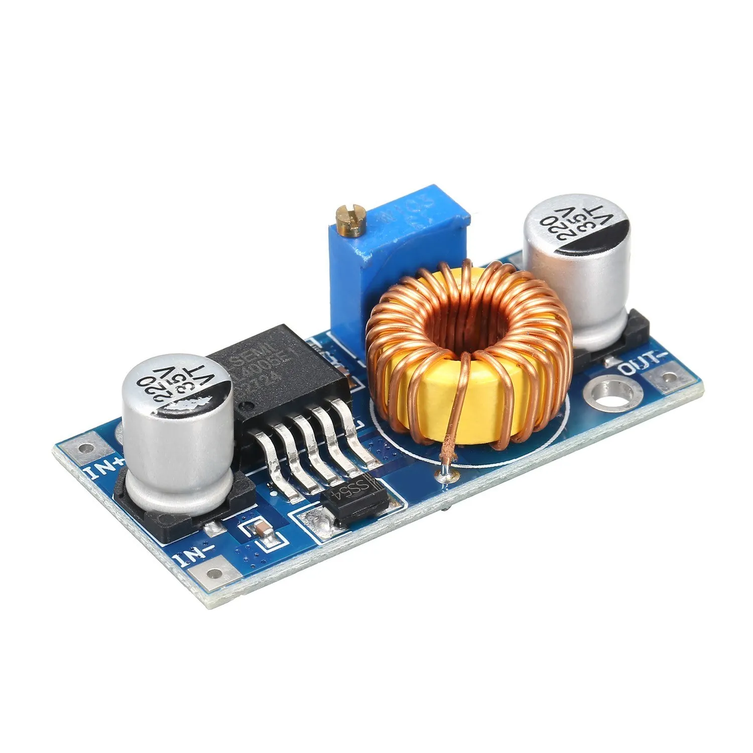 XL4005 DC-DC Verstelbare Step-Down Module 4 ~ 38V 5A Hoge Conversie Efficiency Lage Rimpel Verstelbare Automatische Converter