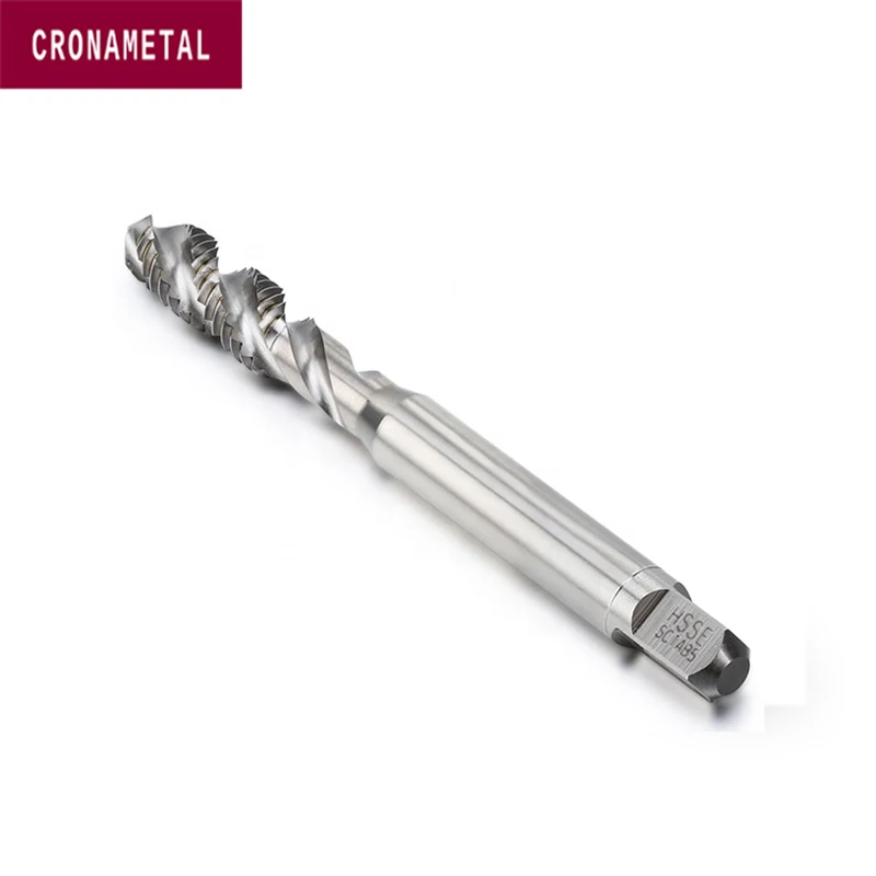 Cronametal Screw Machine Tap special purpose Bright HSSE spiral flute tap for Copper/Aluminum Alloy
