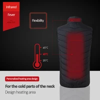 Men USB Infrared 17 Heating Areas Vest Jacket Men Winter Electric Heated Vest Waistcoat For Sports Hiking Oversized 5XL 4