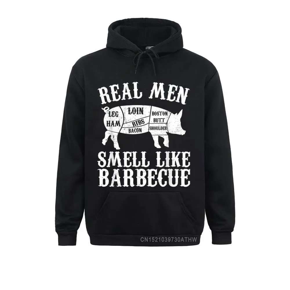 Mens RealSmell Like Barbeque BBQ Barbecue Grilling Gift Hooded Tops Men Sweatshirts Women Hoodies Print Sportswears