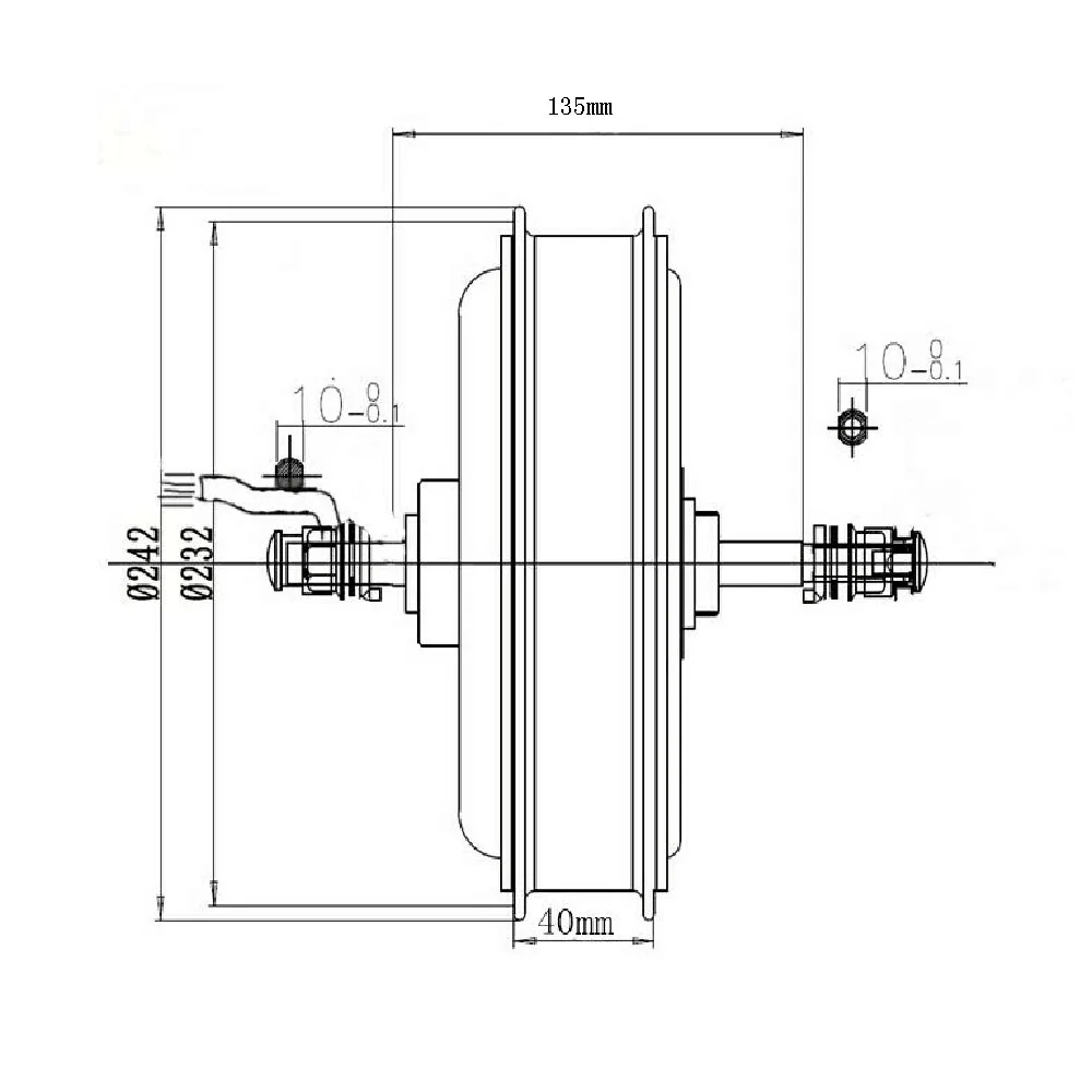 48V 1500W Electric Bike Hub Motor Freewheel Brushless Non-gear Rear Motor for MTB Mountain Bike 26 inch