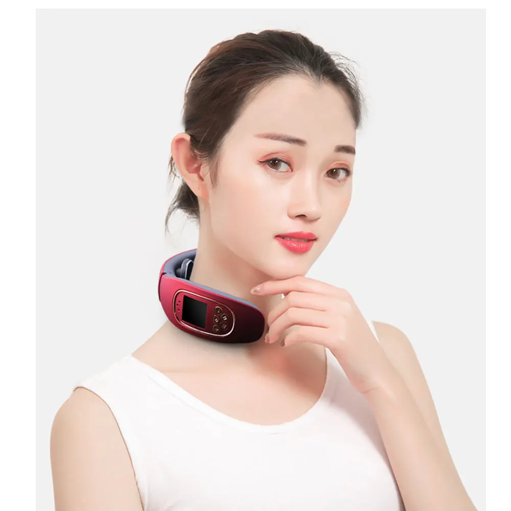 Wireless cervical massager can relieve shoulder and neck pain, multi-function pulse therapy instrument, acupuncture treatment