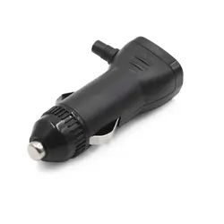 X Autohaux Black 12V 24V Car Cigarette Lighter Socket On Off Switch Plug Connector Adaptor Auto Car Styling