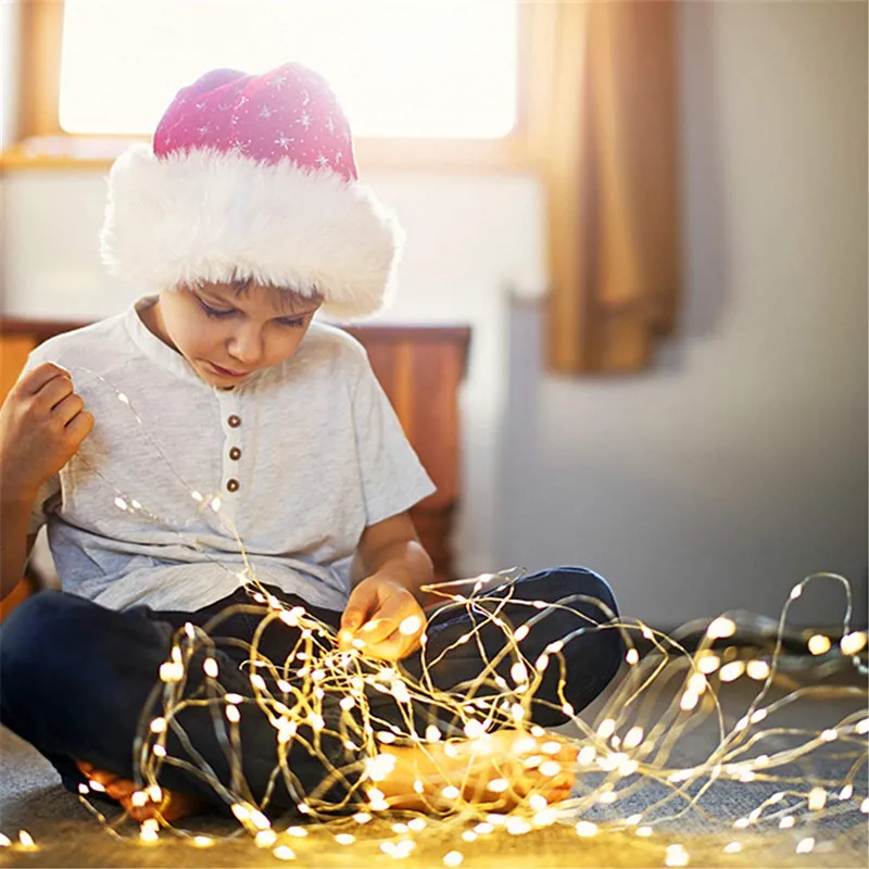 10M Copper Wire LED String Lights Outdoor Waterproof Garlands Festoon Fairy Wedding Decorations For New Year Christmas Tree