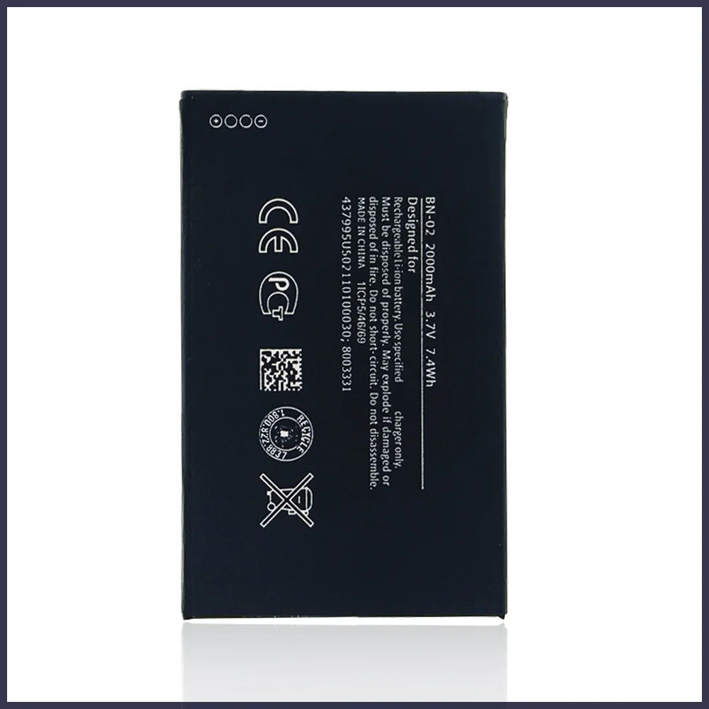 Battery for Nokia XL 4G, BN-02, High Quality Phone, New, Free Tracking Number, 100% Original, RM-1030, RM-1042, RM-1061