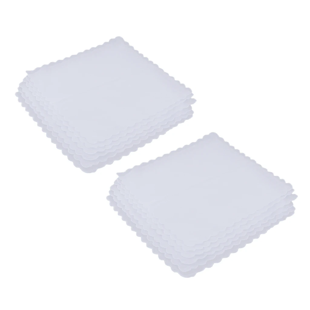 12 Pack Comfortable Cotton Plain White Hankie Ladies Handkerchiefs DIY Square