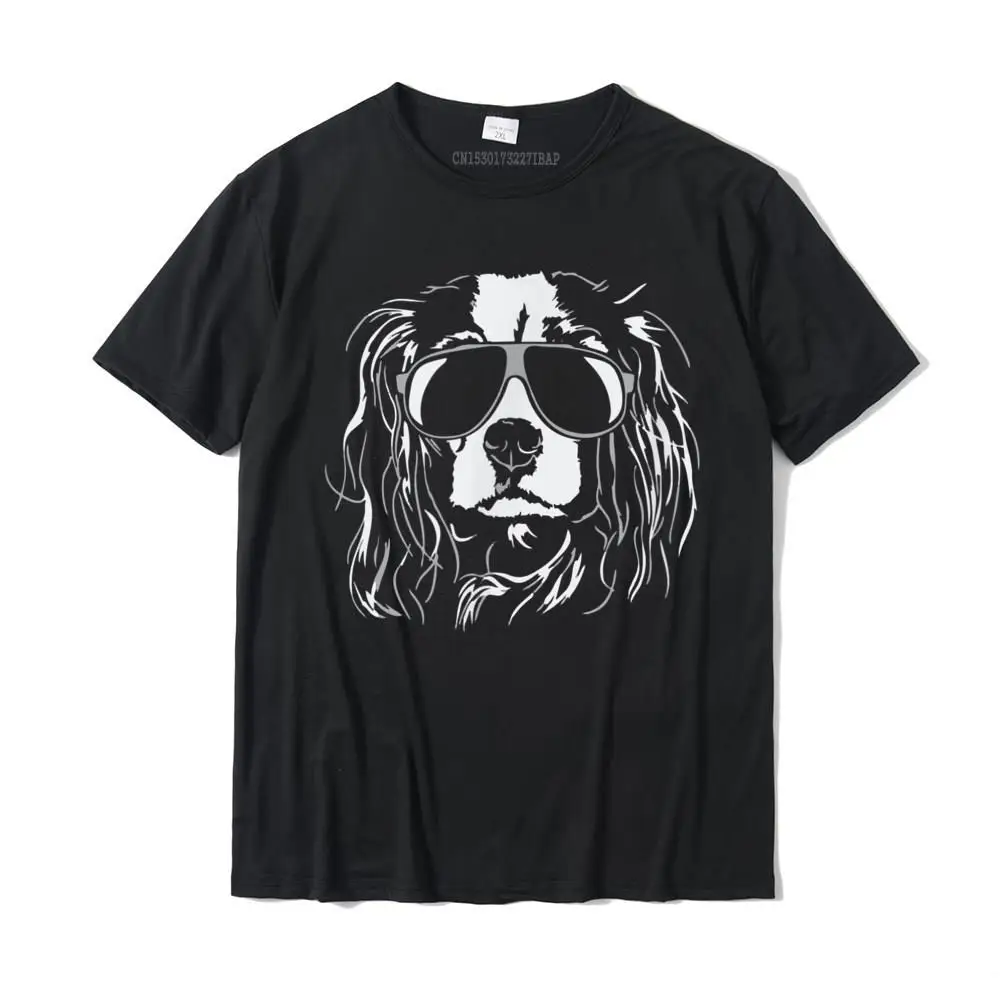 Funny Proud Cavalier King Charles Spaniel T Shirt Dog Gift T-Shirt Top T-Shirts Tops Shirt Rife Cotton Normal Casual Men's