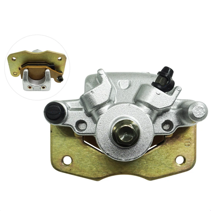 Motorcycle Front Right Brake Caliper with Pads For ATV Can Am Outlader 400 500 650 800R Max 2007-2010 2011 2012 2013 2014