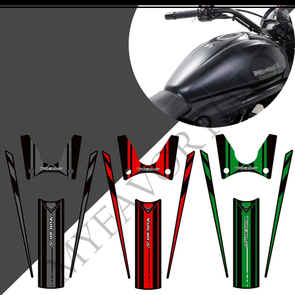 

Motorcycle Tank Pad Stickers Decals Oil Gas Fuel Protection Fairing Fender Windshield For Kawasaki VULCAN S 650 VN650 VULCANS