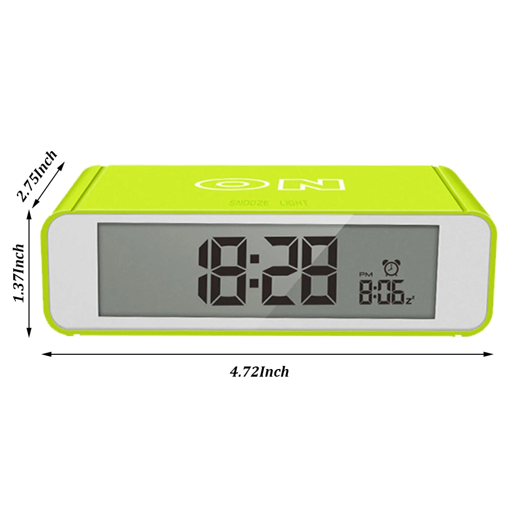 LED Digital Clock Electronic Flip Alarm Clock Silent Watch Luminous Snooze Table Clocks Touch Sensor Wake Up Watch Home Decor