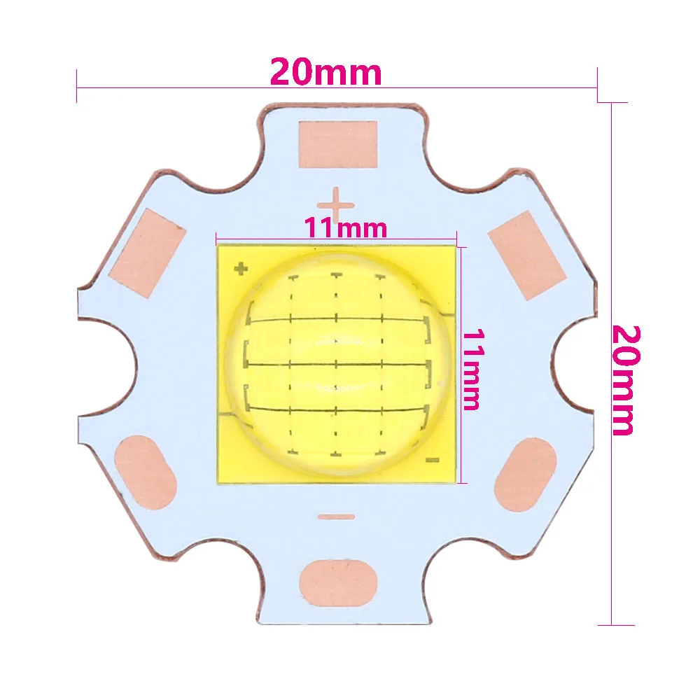 Imagem -03 - Lanterna Led Branco Frio para Bicicleta e Carro Luz de Pesca Holofote Faça Você Mesmo Cob dc 24v 3a 72w Xhp110 7000k