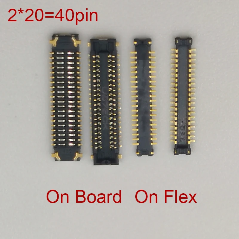 2Pcs 40pin LCD Display Screen FPC Connector On Board For Huawei P9/P9 Plus/E199/Head 5/Nova2/G9/Nova Plus/P Smart Plus/Maimang 5