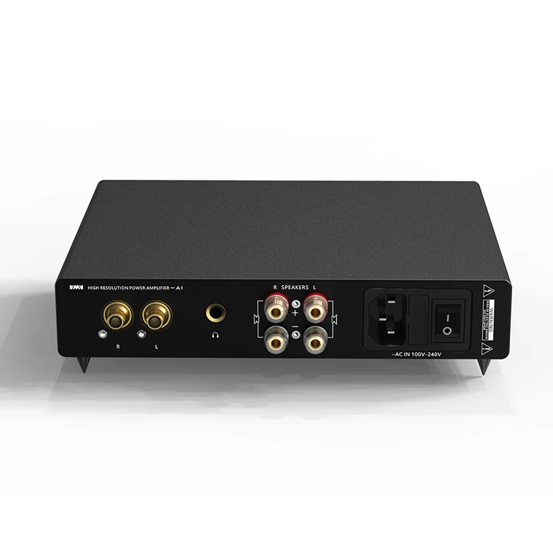 SMSL VMV A1 High-Res Power Amplifier Class-A AMP RCA Input 6.35 Earphone & Passive Speakers PGA2311 Chassis Temperature Display