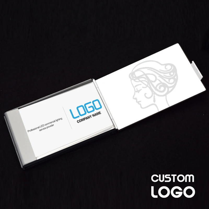 Free Shipping Business Card Case Detail Custom Item Logo For Business Card Holder Professional Gift Man Suprise Mystery Box