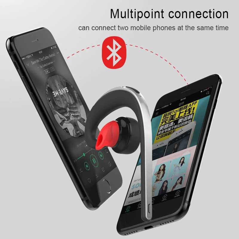 ENGLAI S30 sports driving ear-mounted mini car universal mobile phone stereo wireless Bluetooth headset