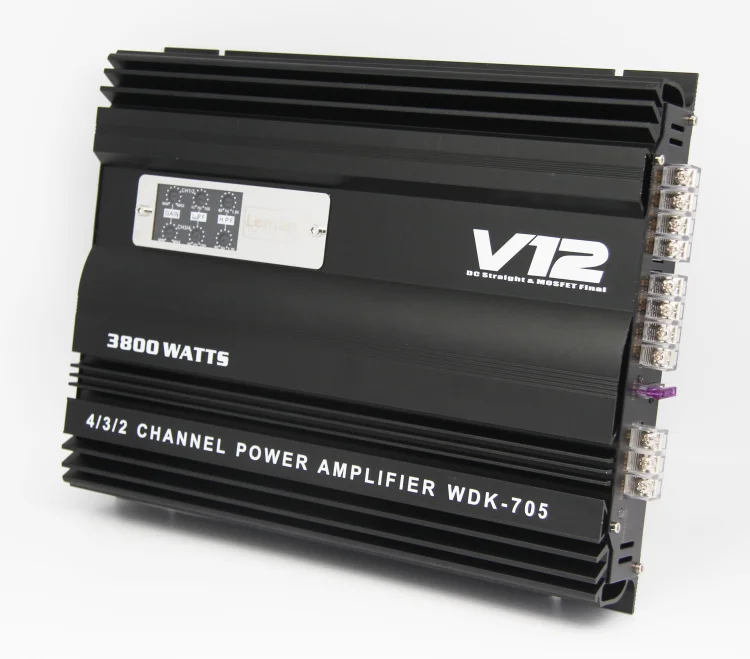 V12 4 channel car audio amplifier 3600W amplifier MRV-F705 amplificador car amplifier