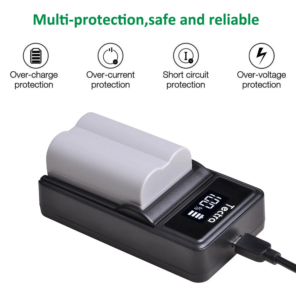 1 قطعة PS-BLM5 BLM-5 شاحن بطارية لأوليمبوس C-8080 C-7070 C-5060 E1 E500 E330 E3 E520 E510 E300 كاميرا LED شاحن يو اس بي