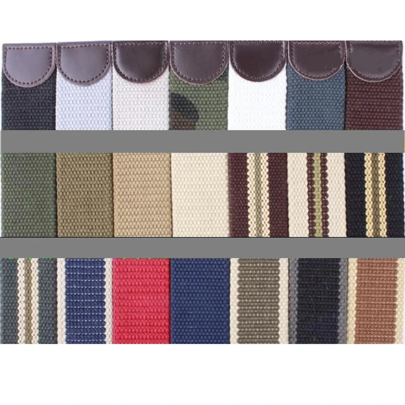 Cool Trend Klassieke Militaire Stijl Verdikte Geweven Student Canvas Man Riem