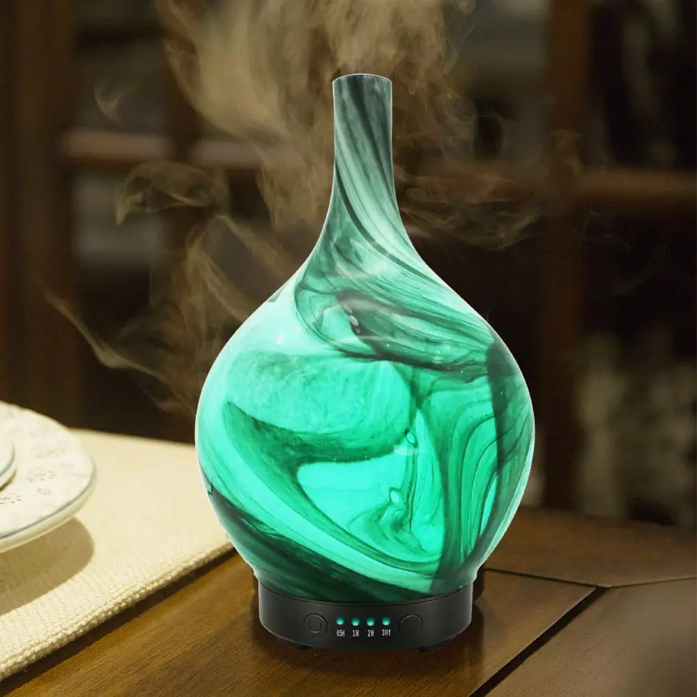 Umidificatore Olio Essenziale Diffusore di Aroma Nebbia Fredda Umidificatore Ad Ultrasuoni Auto Shut-Off con Impostazione del Tempo
