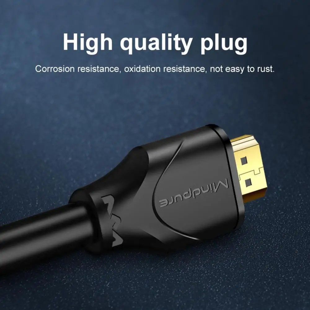 5/10m de alta velocidade áudio vídeo sincronização hdmi-cabo de cabo compatível 2.0 para definir caixa superior/computador