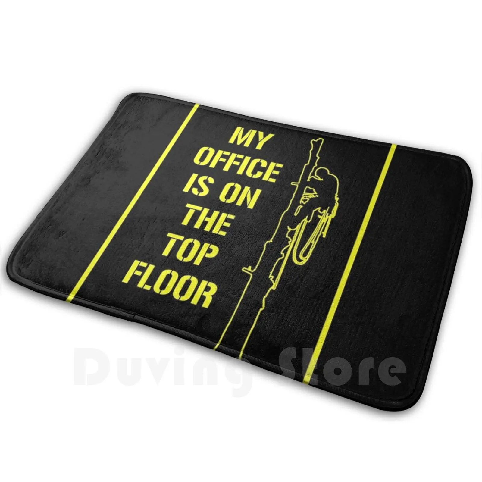 Arborist Design : My Office Is On The Top Floor Yellow Mat Rug Carpet Anti-Slip Floor Mats Bedroom Arborist Tree Worker Yellow