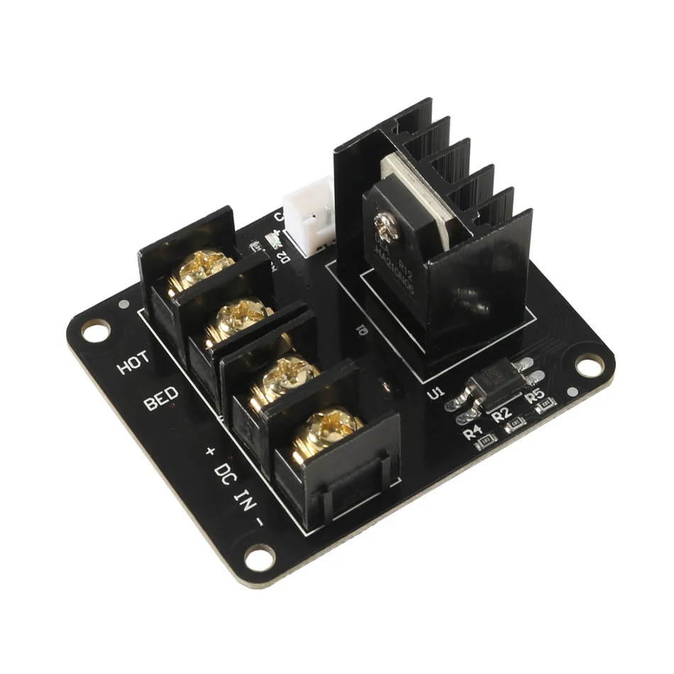 3D Drucker Heißer Bett Power Expansion Board Heizung Controller MOSFET Hohe Strom Last Modul 25A 12V Für 3D Drucker teile