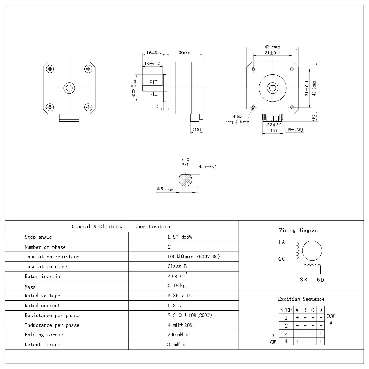 NEJE 3 – remplacement de moteur pas à pas pour NEJE MASTER 2/2S, graveur LASER 170x170mm, pour bricolage