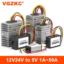 12V24V do 5V 1A 3A 5A 10A 20A 30A 40A 50A konwerter DC 8-40V do 5V samochodów LED regulator mocy DC-DC step-down moduł