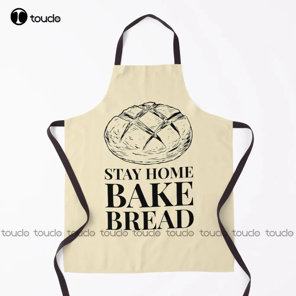 Stay Home Bake Bread Sourdough Funny Quarantine Apron Women Waist Aprons For Women Men Unisex Adult Garden Kitchen Apron