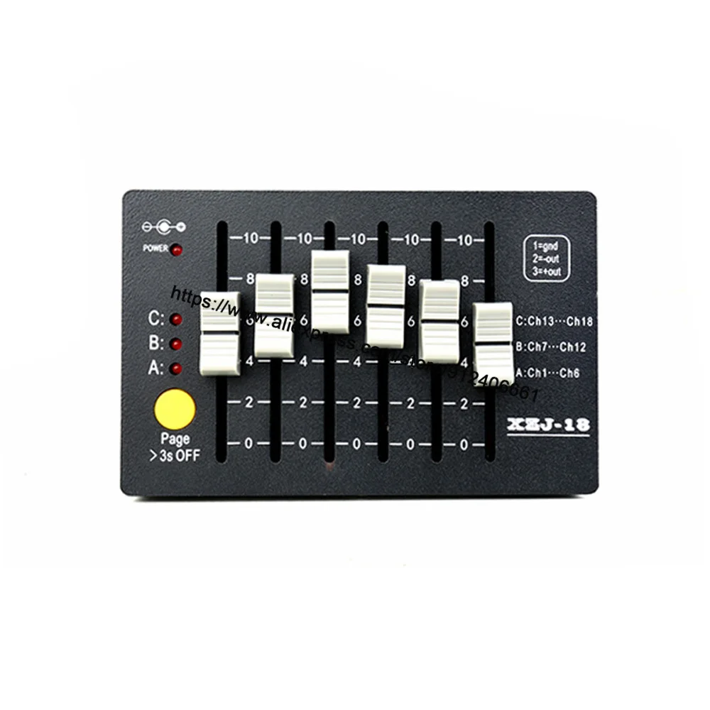 Nieuwe Batterij 18 Kanaals Dmx Controller Dj Apparatuur Dmx Console Podium Verlichting Voor Led Par Moving Head Spots Dj Controller