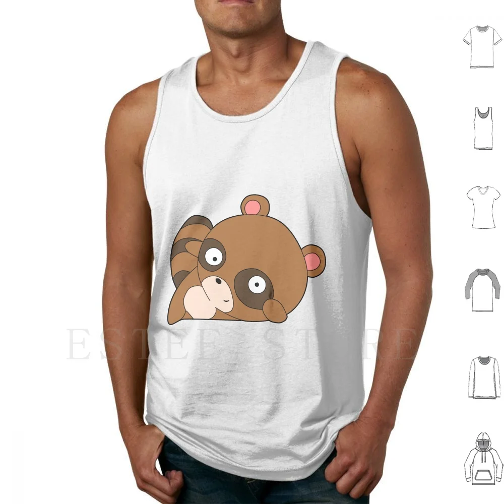 Gekkan Shoujo Nozaki Kun-Tanuki 01 Tank Tops Vest Gekkan Shoujo Nozaki Kun Tanuki Chibi Raccoon Pretty Cute Anime Manga