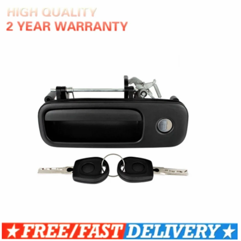 Tailgate Rear Outer Door Handle with Lock 2 Keys for GOLF IV Lupo Seat Arosa 1997-2006 1J6827297G 1J6827565B