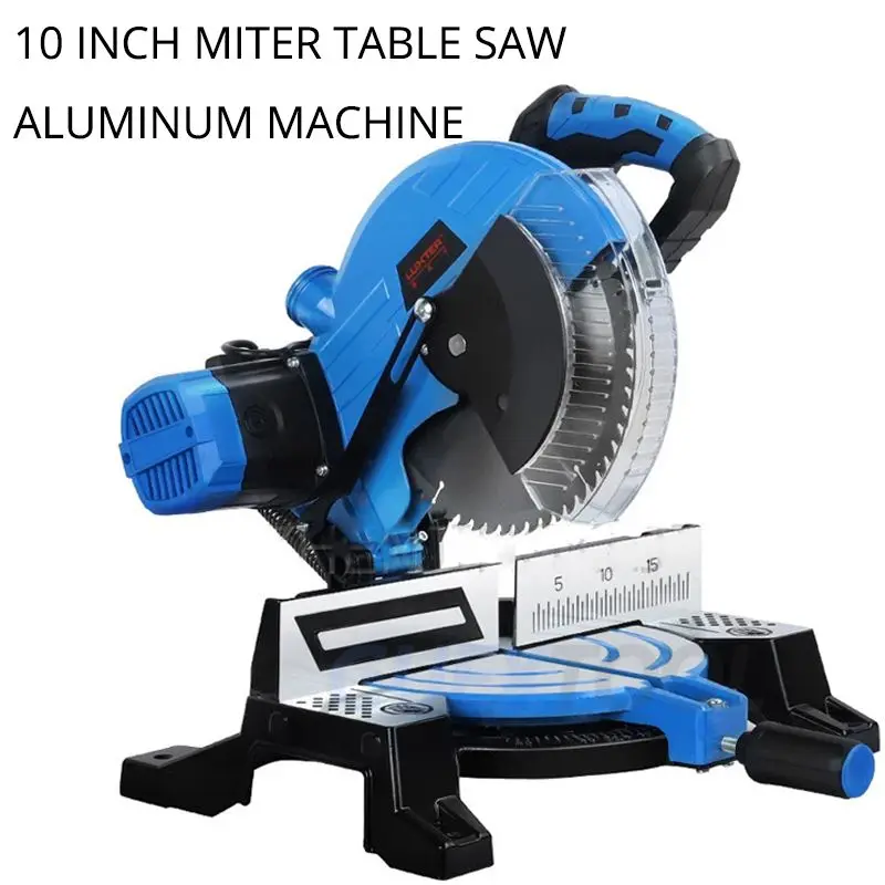 10 inch miter saw aluminum machine high precision multifunctional 45 degree metal table saw band cutting machine