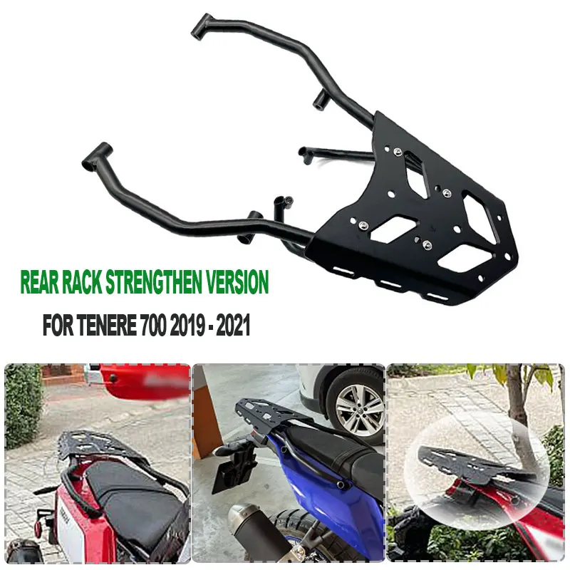 Tenere 700 Motorcycle Rear Luggage Rack Strengthen Version For Yamaha Tenere700 XTZ700 2019-2021 Top Case Rear Rack Carrier