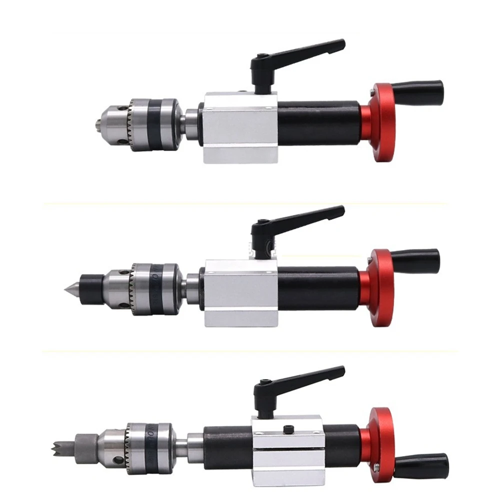 No Power Spindle Assembly Small Lathe Accessories Trimming  B12 Drill Chuck Set DIY Woodworking Cutting